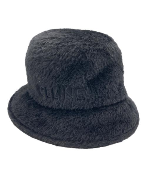 CELINE（セリーヌ）CELINE (セリーヌ) アルパカバケットハット ブラックの古着・服飾アイテム