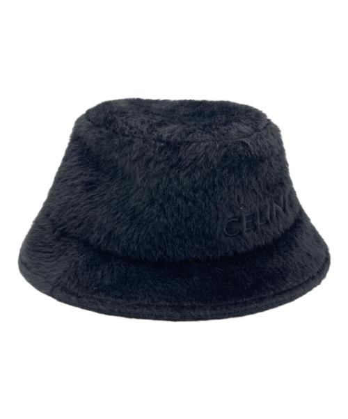 CELINE（セリーヌ）CELINE (セリーヌ) アルパカバケットハット ブラックの古着・服飾アイテム