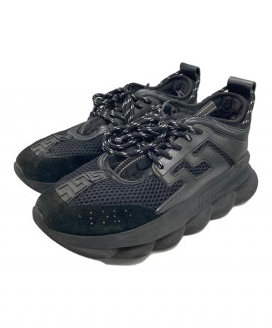 VERSACE ヴェルサーチ スニーカー メンズ 【古着】【中古】 中古・古着通販】VERSACE (ヴェルサーチェ) スニーカー ブラック