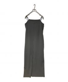 GALLARDA GALANTE（ガリャルダガランテ）の古着「ストレッチマキシキャミワンピース」｜グレー