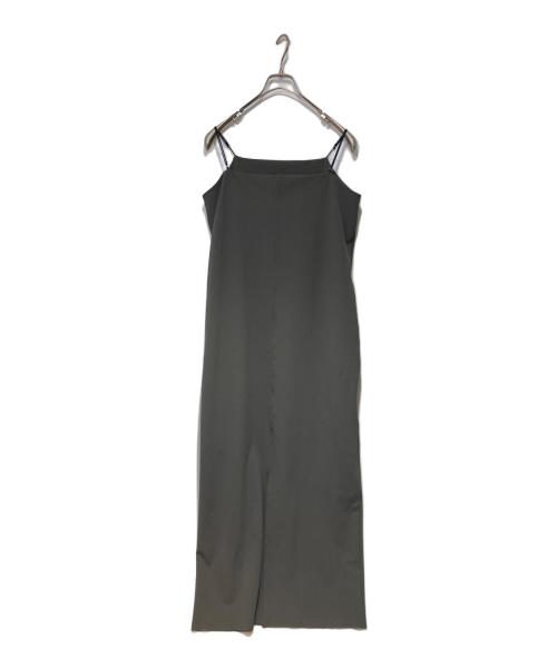 GALLARDA GALANTE（ガリャルダガランテ）GALLARDA GALANTE (ガリャルダガランテ) ストレッチマキシキャミワンピース グレー サイズ:2の古着・服飾アイテム