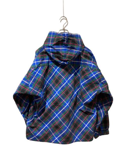 Vivienne Westwood man（ヴィヴィアン ウェストウッド マン）Vivienne Westwood man (ヴィヴィアン ウェストウッド マン) チェックアノラックパーカー ブルー×グリーン サイズ:44の古着・服飾アイテム