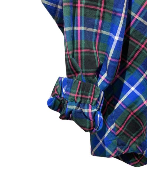 Vivienne Westwood man（ヴィヴィアン ウェストウッド マン）Vivienne Westwood man (ヴィヴィアン ウェストウッド マン) チェックアノラックパーカー ブルー×グリーン サイズ:44の古着・服飾アイテム