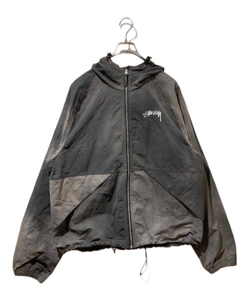 stussy（ステューシー）stussy (ステューシー) Wave Dye Beach Shell グレー サイズ:Ｌの古着・服飾アイテム