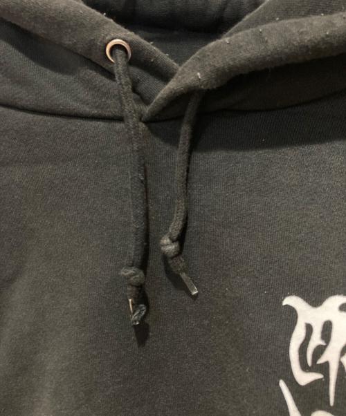 MASSES（マシス）MASSES (マシス) プリントパーカー ブラック サイズ:Ｌの古着・服飾アイテム