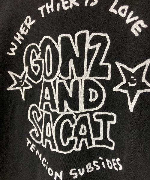 sacai（サカイ）sacai (サカイ) Gonz GONZ AND SACAI L/S T-Shirt ブラック サイズ:3の古着・服飾アイテム