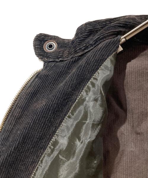 RRL（ダブルアールエル）RRL (ダブルアールエル) カフェレーサーコーデュロイ バイカージャケット ブラック サイズ:Mの古着・服飾アイテム