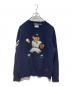 POLO RALPH LAUREN（ポロ・ラルフローレン）の古着「Yankeesポロベアーセーター」｜ネイビー