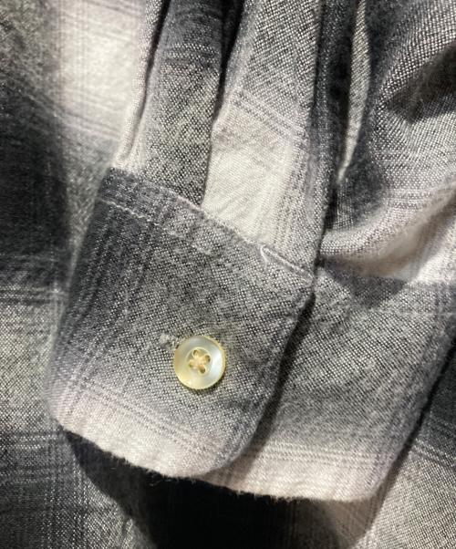 TOWN CRAFT（タウンクラフト）TOWN CRAFT (タウンクラフト) オンブレチェックシャツ ブラック サイズ:Mの古着・服飾アイテム