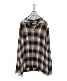 TOWN CRAFT（タウンクラフト）の古着「オンブレチェックシャツ」｜ブラウン