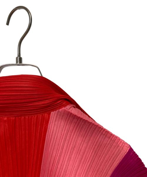 PLEATS PLEASE（プリーツプリーズ）PLEATS PLEASE (プリーツプリーズ) カーディガン ピンク サイズ:3の古着・服飾アイテム