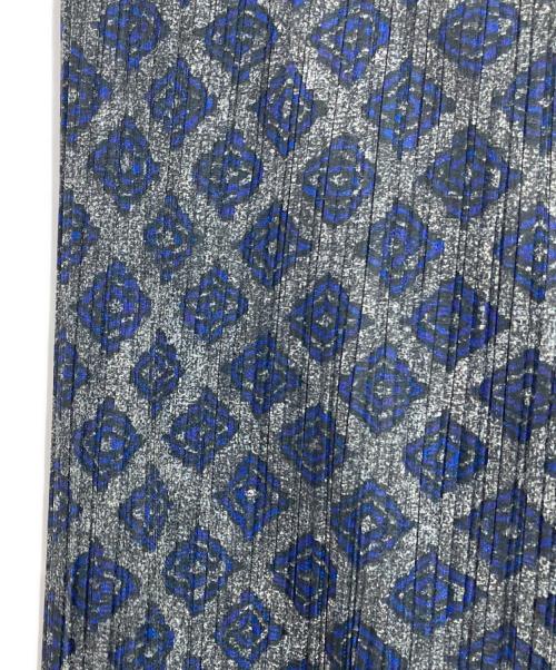 PLEATS PLEASE（プリーツプリーズ）PLEATS PLEASE (プリーツプリーズ) 総柄プリーツスカート ネイビー サイズ:3の古着・服飾アイテム