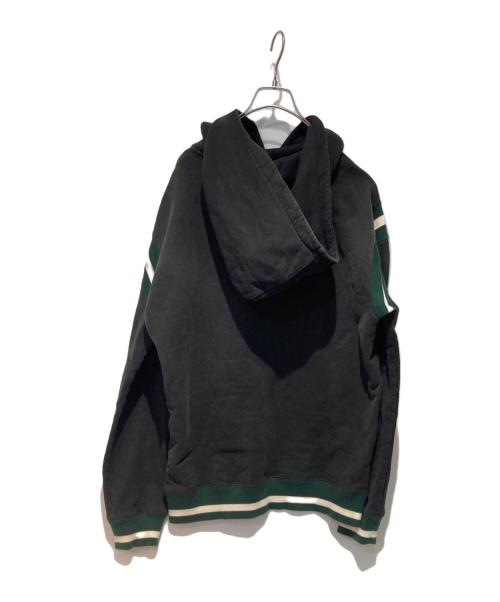 Saint Laurent Paris（サンローランパリ）Saint Laurent Paris (サンローランパリ) プリントコットンパーカー ブラック サイズ:Mの古着・服飾アイテム