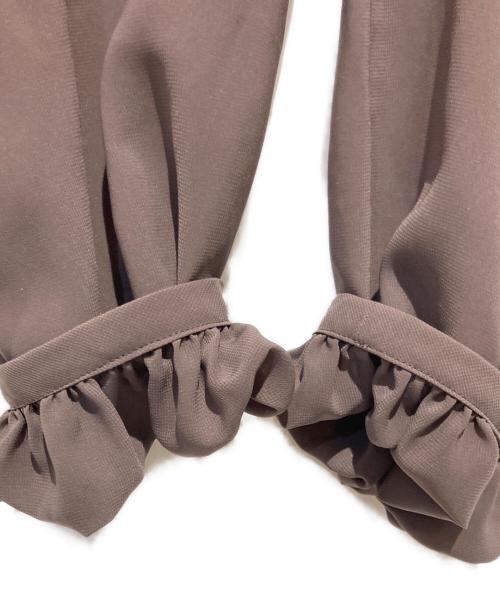 theory luxe（セオリーリュクス）theory luxe (セオリーリュクス) ウォッシャブルブラウス ブラウン サイズ:38の古着・服飾アイテム