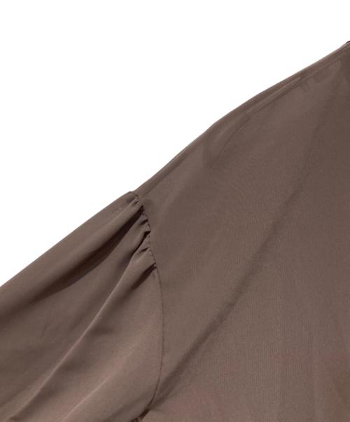 theory luxe（セオリーリュクス）theory luxe (セオリーリュクス) ウォッシャブルブラウス ブラウン サイズ:38の古着・服飾アイテム