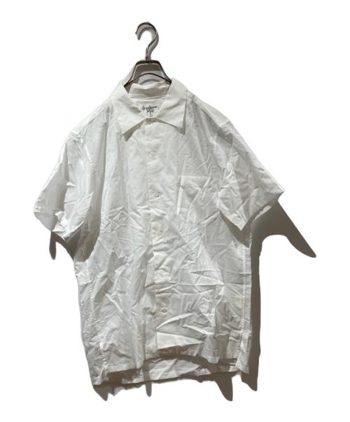 Yohji Yamamoto pour homme（ヨウジヤマモト プールオム）Yohji Yamamoto pour homme (ヨウジヤマモト プールオム) 半袖シャツ ホワイト サイズ:2の古着・服飾アイテム