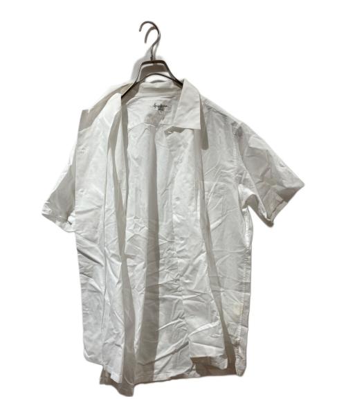 Yohji Yamamoto pour homme（ヨウジヤマモト プールオム）Yohji Yamamoto pour homme (ヨウジヤマモト プールオム) 半袖シャツ ホワイト サイズ:2の古着・服飾アイテム