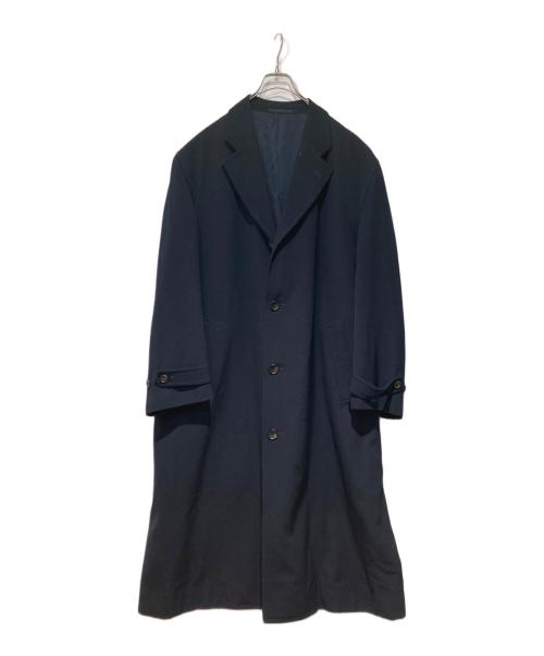 COMME des GARCONS HOMME（コムデギャルソン オム）COMME des GARCONS HOMME (コムデギャルソン オム) チェスターコート ネイビー サイズ:Mの古着・服飾アイテム