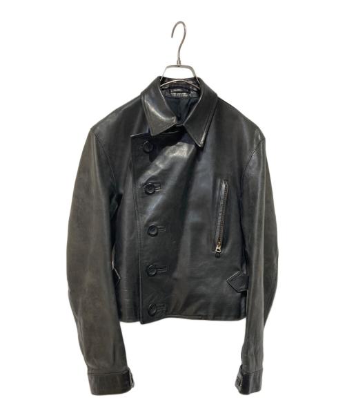 Y's（ワイズ）Y's (ワイズ) レザージャケット ブラック サイズ:不明の古着・服飾アイテム