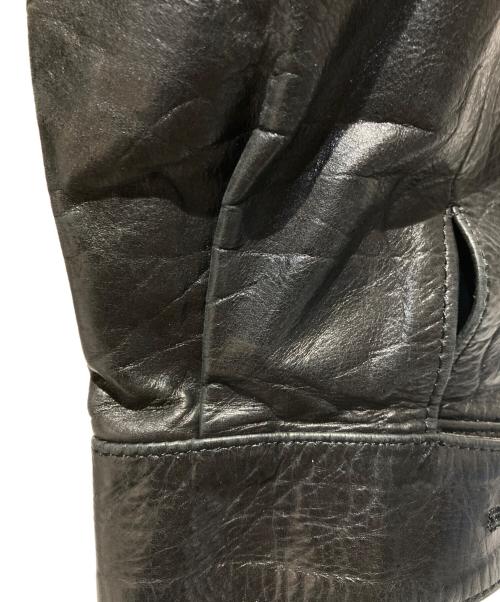 Y's（ワイズ）Y's (ワイズ) レザージャケット ブラック サイズ:不明の古着・服飾アイテム