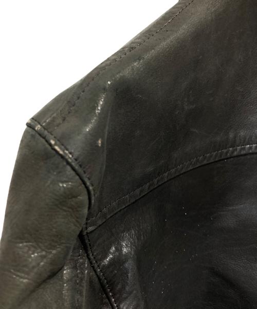 Y's（ワイズ）Y's (ワイズ) レザージャケット ブラック サイズ:不明の古着・服飾アイテム