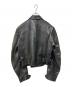 Y's (ワイズ) レザージャケット ブラック サイズ:不明：18000円