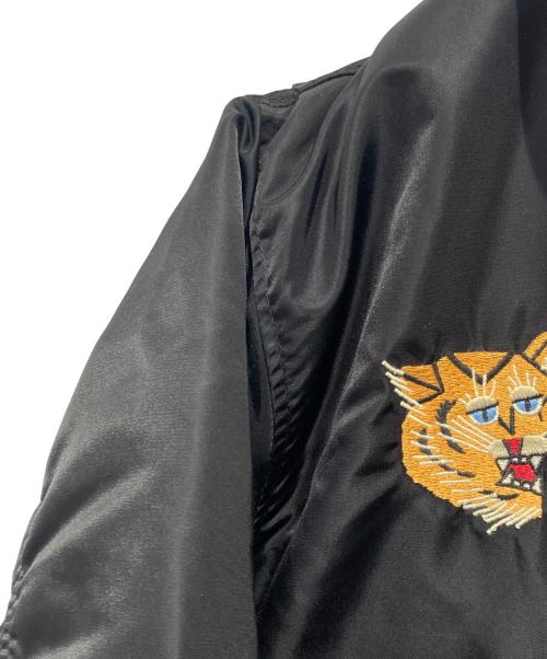 HOUSTON（ヒューストン）HOUSTON (ヒューストン) EMBROIDERY CWU-45/P FLIGHT JACKET ブラック サイズ:Lの古着・服飾アイテム