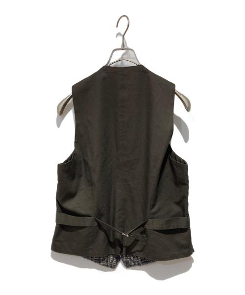 LARDINI（ラルディーニ）LARDINI (ラルディーニ) 切替ジレ ブラウン サイズ:46の古着・服飾アイテム