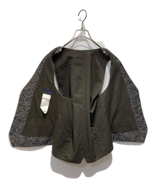 LARDINI（ラルディーニ）LARDINI (ラルディーニ) 切替ジレ ブラウン サイズ:46の古着・服飾アイテム