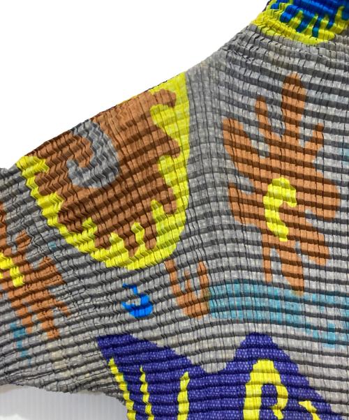 PLEATS PLEASE（プリーツプリーズ）PLEATS PLEASE (プリーツプリーズ) マルチプリントカットソー マルチカラー サイズ:Mの古着・服飾アイテム