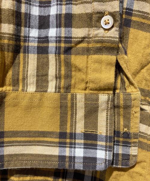 Maison Margiela（メゾンマルジェラ）Maison Margiela (メゾンマルジェラ) チェックシャツ イエロー サイズ:40の古着・服飾アイテム