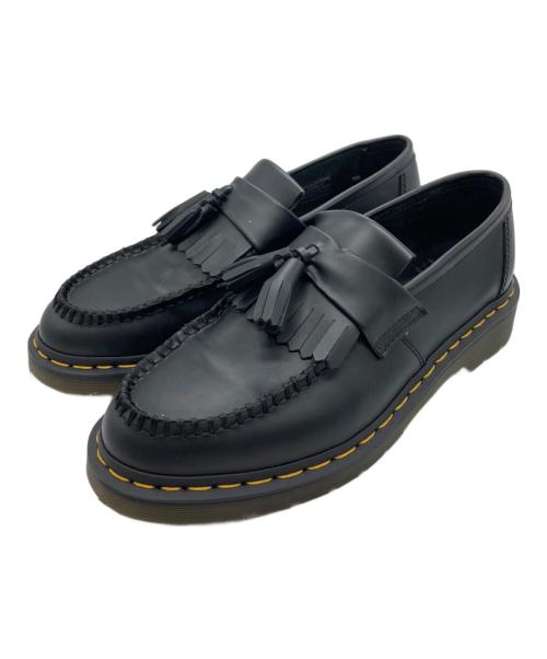 Dr.Martens（ドクターマーチン）Dr.Martens (ドクターマーチン) ADRIAN イエローステッチ ローファー ブラック サイズ:UK8の古着・服飾アイテム