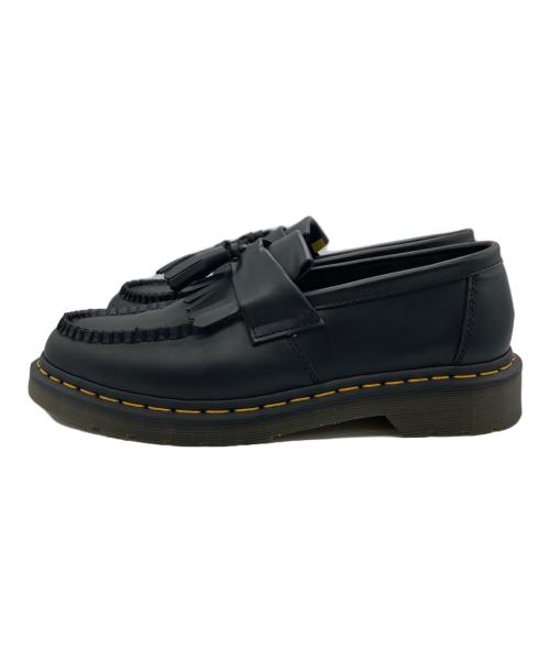 Dr.Martens（ドクターマーチン）Dr.Martens (ドクターマーチン) ADRIAN イエローステッチ ローファー ブラック サイズ:UK8の古着・服飾アイテム