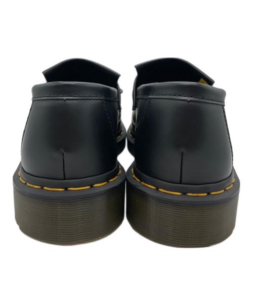 Dr.Martens（ドクターマーチン）Dr.Martens (ドクターマーチン) ADRIAN イエローステッチ ローファー ブラック サイズ:UK8の古着・服飾アイテム