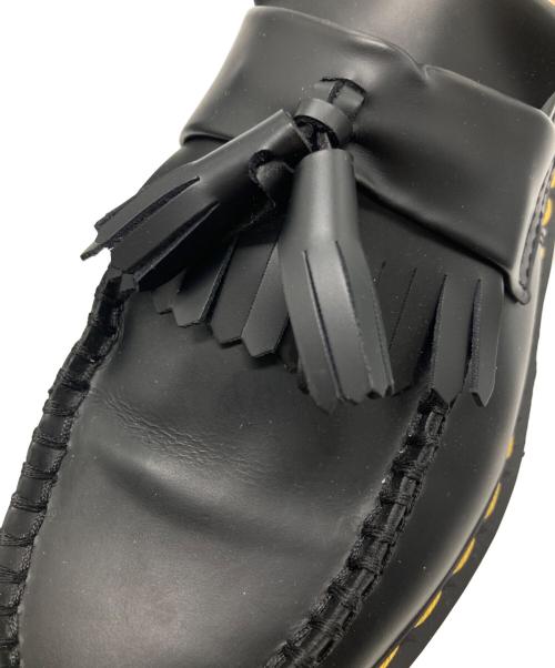Dr.Martens（ドクターマーチン）Dr.Martens (ドクターマーチン) ADRIAN イエローステッチ ローファー ブラック サイズ:UK8の古着・服飾アイテム