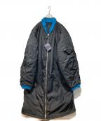 PRADAプラダ）の古着「RE-NYLONベルテッドボンバーコート」｜ブラック