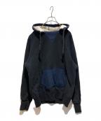 THREEFACEスリーフェイス）の古着「プルオーバーパーカー」｜ブラック