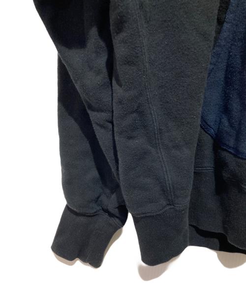 THREEFACE（スリーフェイス）THREEFACE (スリーフェイス) プルオーバーパーカー ブラック サイズ:Lの古着・服飾アイテム