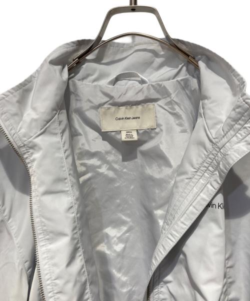 Calvin Klein（カルバンクライン）Calvin Klein (カルバンクライン) ウーブントラックジャケット グレー サイズ:Sの古着・服飾アイテム
