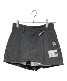 MIHARA YASUHIRO（ミハラヤスヒロ）の古着「Triple Layered Stripe Shorts」｜グレー
