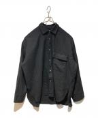 steinシュタイン）の古着「OVERSIZED DOWN PAT SHIRT」｜ブラック