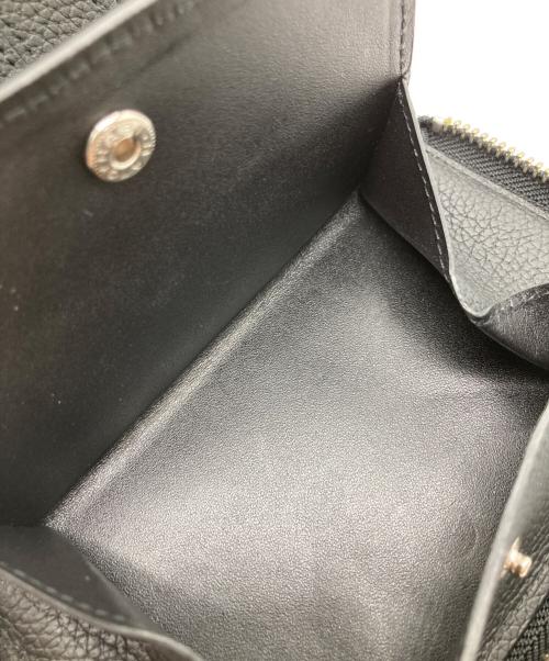 THE SOLE（ザ ソール）THE SOLE (ザ ソール) トリヨンモーリス ミッドジップウォレット ブラックの古着・服飾アイテム