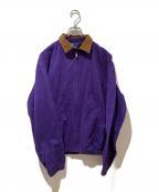 POLO RALPH LAURENポロ・ラルフローレン）の古着「コーデュロイカラースイングトップ」｜パープル×ブラウン