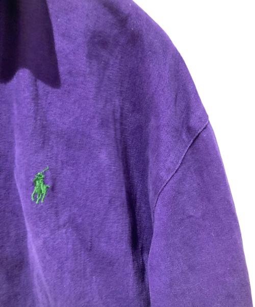 POLO RALPH LAUREN（ポロ・ラルフローレン）POLO RALPH LAUREN (ポロ・ラルフローレン) コーデュロイカラースイングトップ パープル×ブラウン サイズ:Freeの古着・服飾アイテム