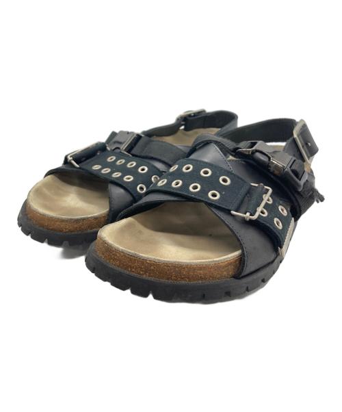 sacai（サカイ）sacai (サカイ) A.P.C. (アーペーセー) ストラップサンダル ブラック サイズ:SIZE43の古着・服飾アイテム