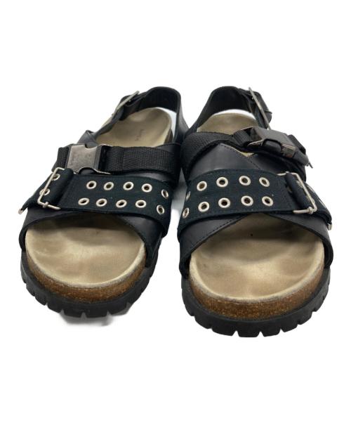 sacai（サカイ）sacai (サカイ) A.P.C. (アーペーセー) ストラップサンダル ブラック サイズ:SIZE43の古着・服飾アイテム