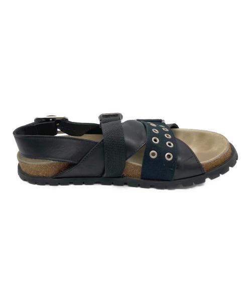 sacai（サカイ）sacai (サカイ) A.P.C. (アーペーセー) ストラップサンダル ブラック サイズ:SIZE43の古着・服飾アイテム