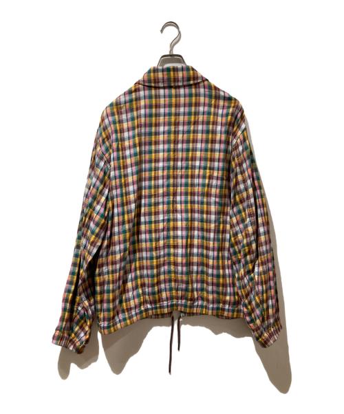 AURALEE（オーラリー）AURALEE (オーラリー) GIZA LIGHT WEIGHT DOUBLE-CLOTH ZIP BLOUSON マルチカラー サイズ:4の古着・服飾アイテム