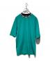 ACNE STUDIOS（アクネ ストゥディオズ）の古着「FACE MOTIF MOCK NECK T」｜ブルー