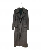 LANVINランバン）の古着「00’s カットオフデザインコート」｜ブラウン